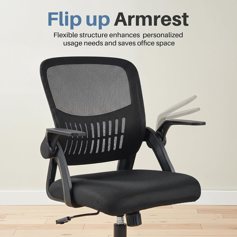 DUMOS Home Office Desk Chair, Computer Lumbar Support Comfy Chair