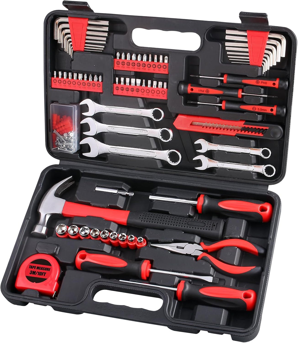 WINNER 175-Piece Home Tool Kit and Mechanics Tool Set with Wrenches and Socke...