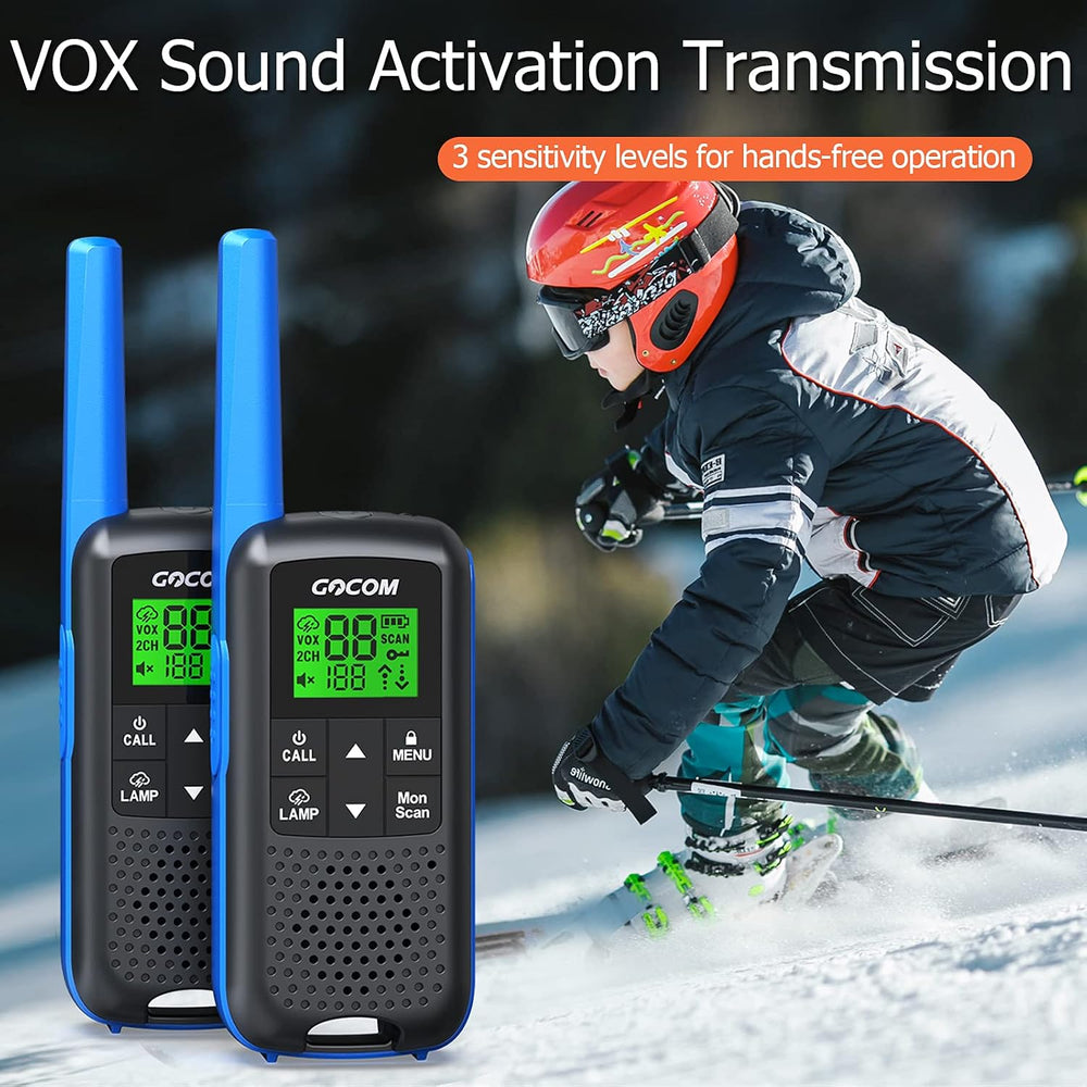 Walkie Talkies - GOCOM G600 FRS Two Way Radio for Adults 2W Long Range Walkie...