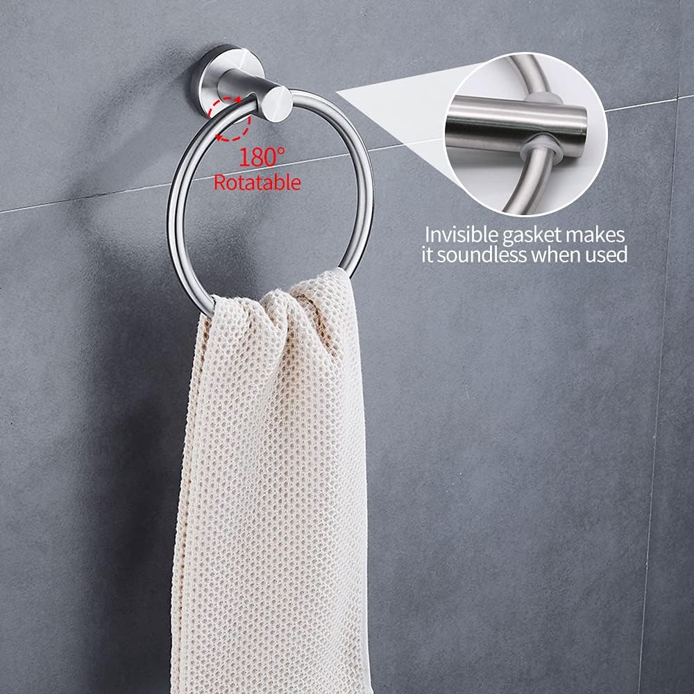 20pcs Brushed Nickel Bathroom Hardware Set