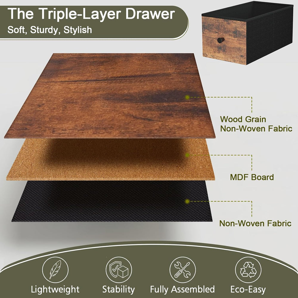 LOAKEKEL Narrow End Table with Charging Station, Small Nightstand