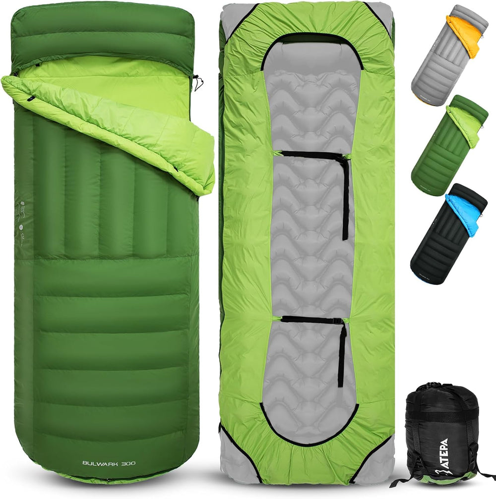 ATEPA Down Sleeping Bag, 650FP / 700FP Recycled, 3-Season
