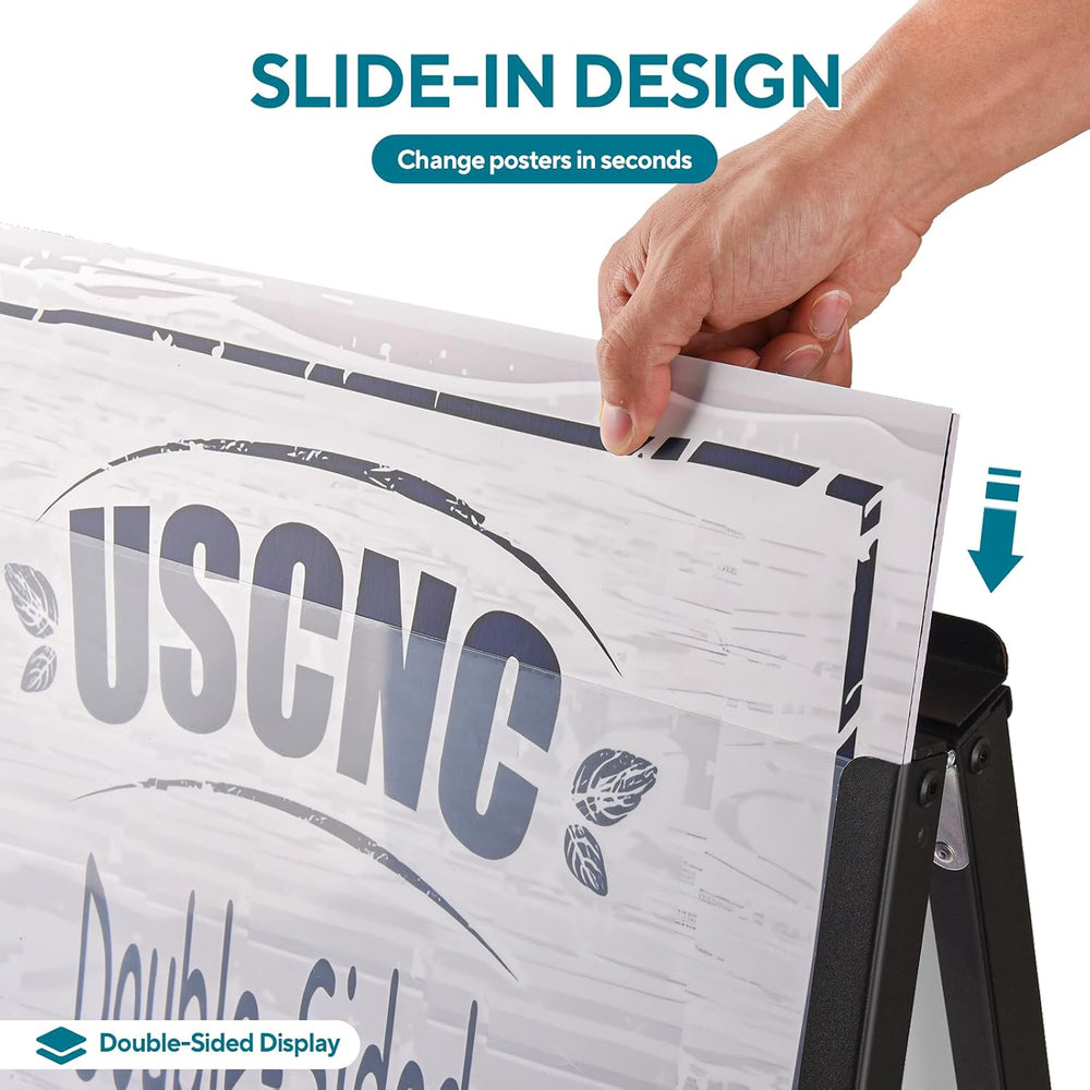 USCNC A-Frame Sign 24×36 Inch, Indoor & Outdoor Compatible (1PACK)