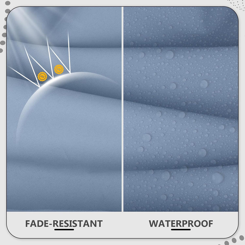 22" x 22" x 6" Outdoor Deep Seat Cushions Set - 6 Set Waterpro...