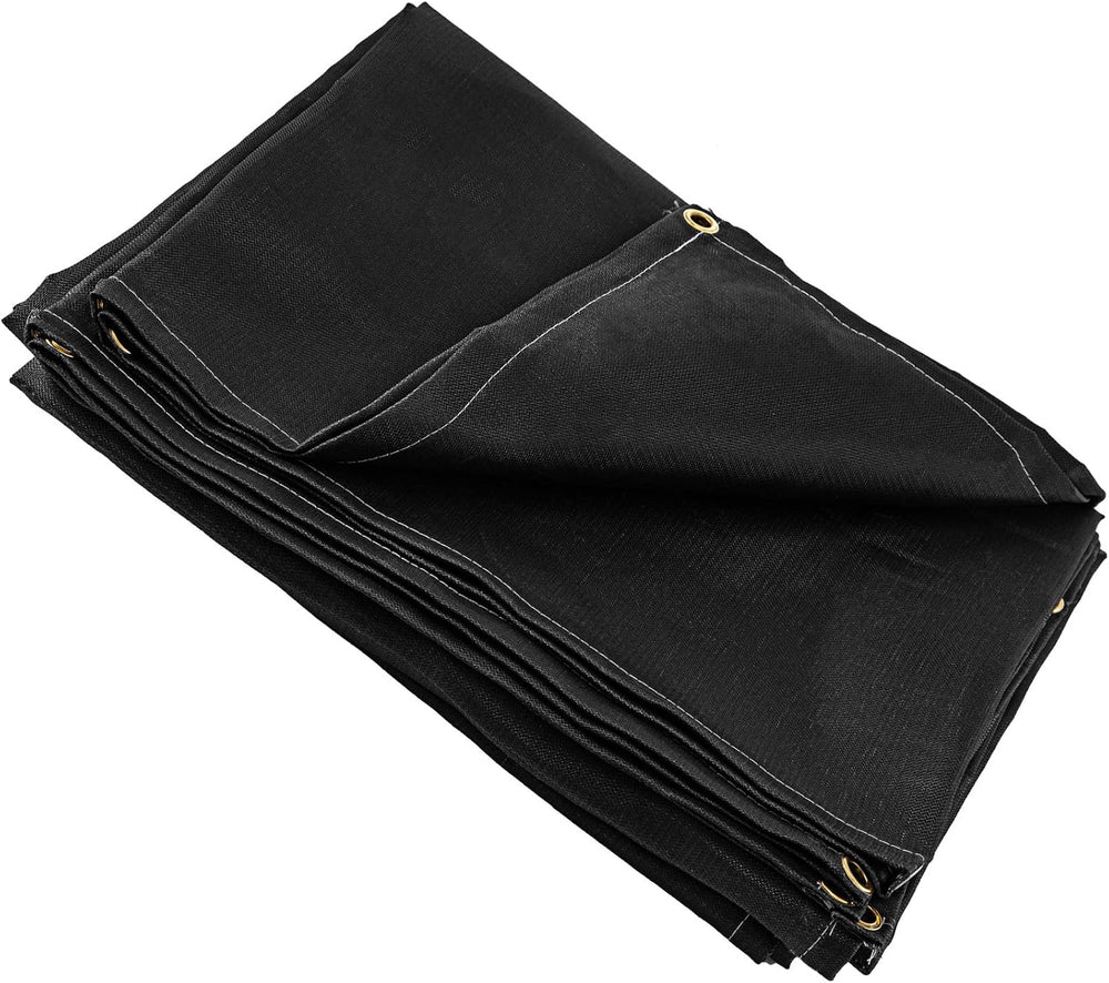 VEVOR 6 x 10 Ft Welding Blanket Black Fiberglass Blanket Portable Fiberglass ...