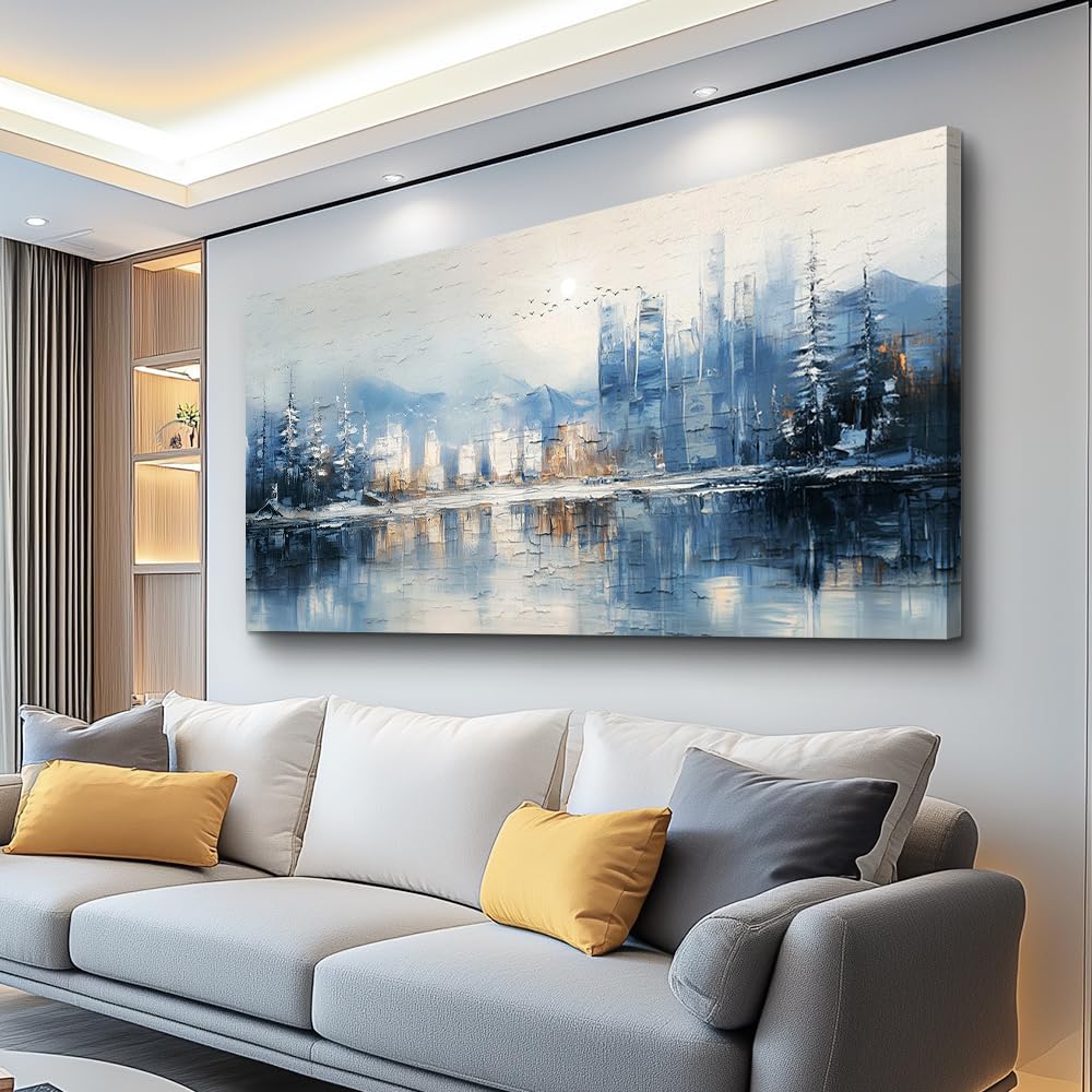 QIYILEXWART Canvas Wall Art For Living Room Large Wall Decor For Office Bedro...