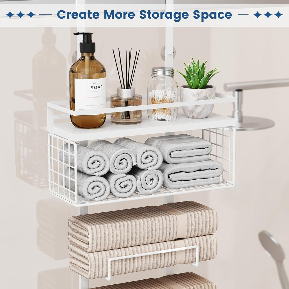 Aetyord Towel Racks for Bathroom Over The Door Towel Racks Towel Storage Orga...