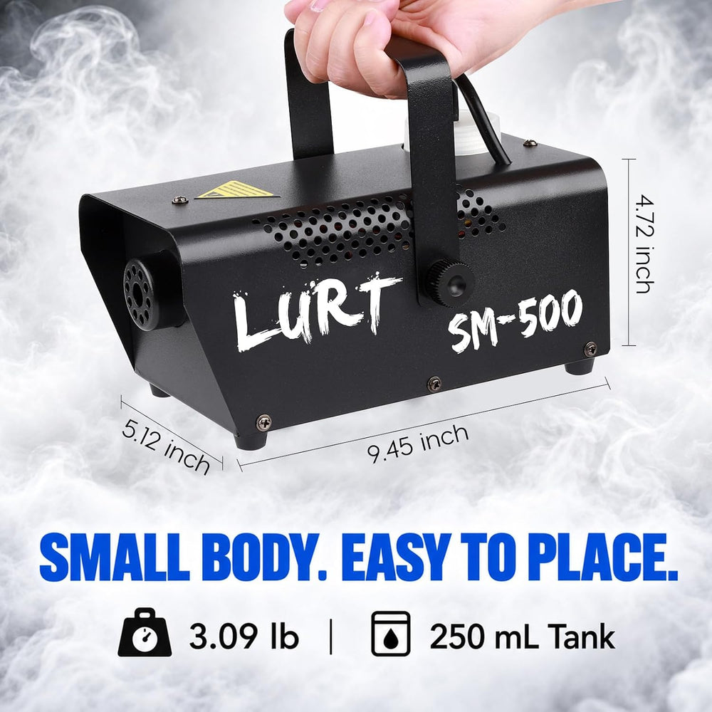 LURT Fog Machine Smoke Machine Indoor Outdoor Halloween Smoke Maker Stage