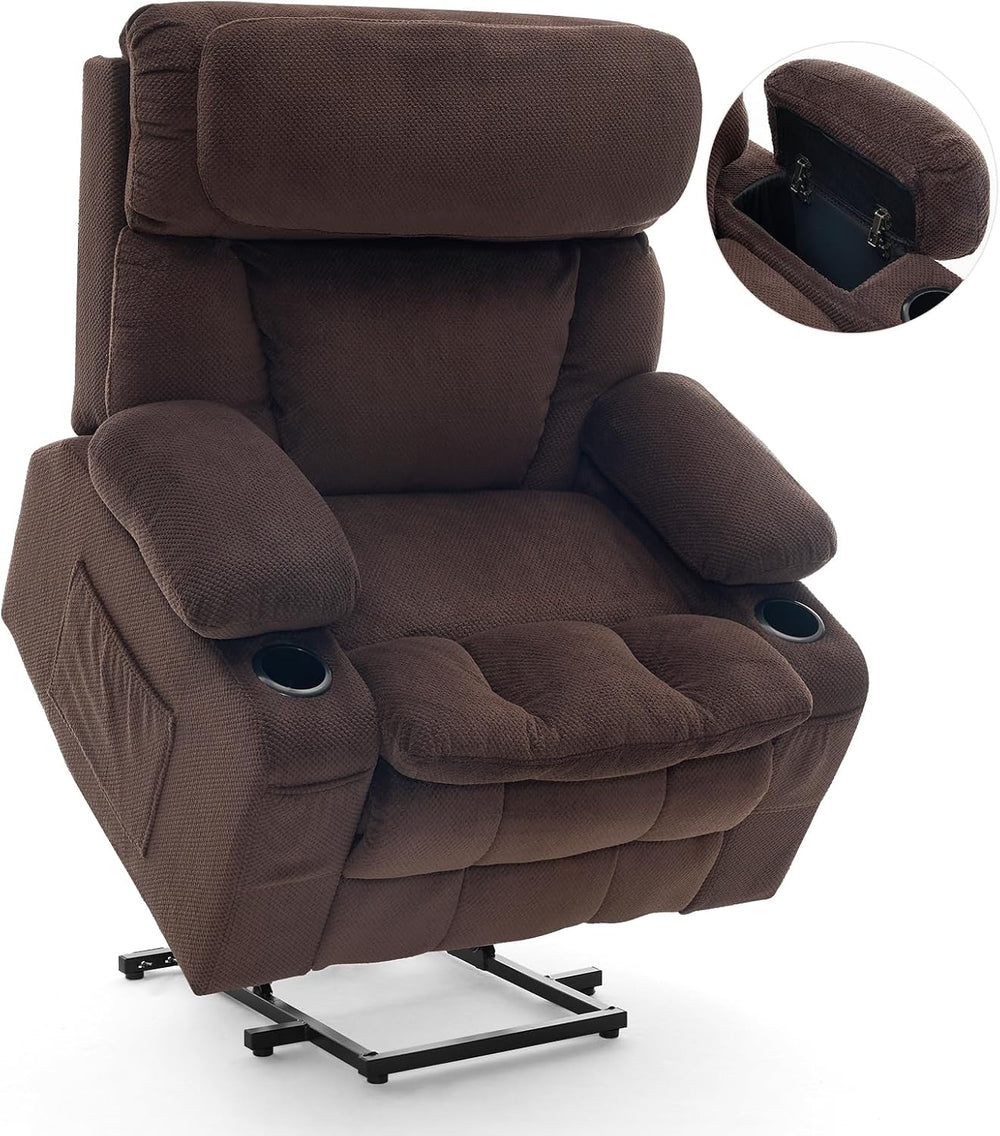 Oversized Dual Motor Power Lift Recliner for Elderly