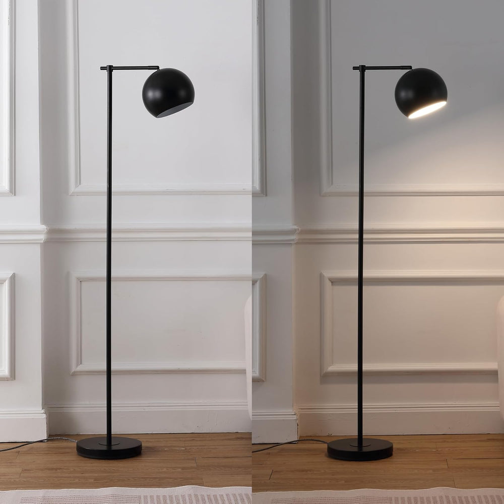 JONATHAN Y Eva Modern Contemporary Floor Lamp 58.5" Metal, Black