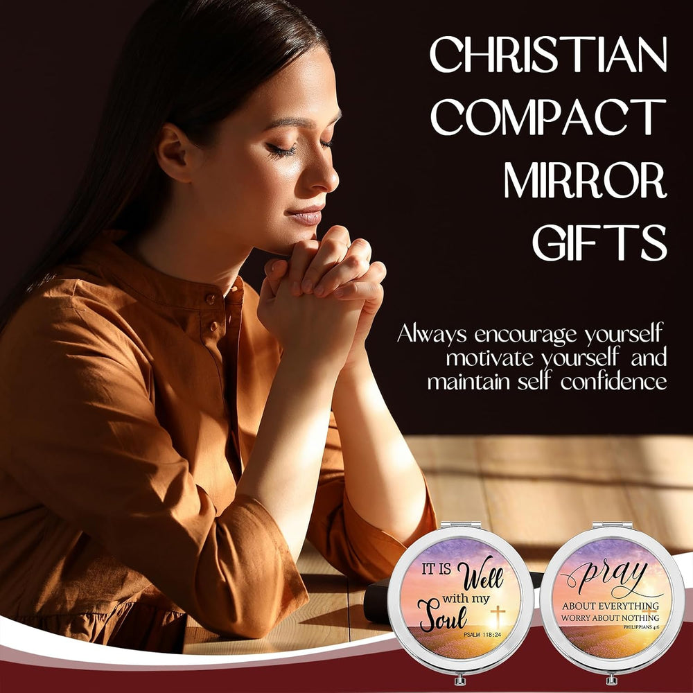 RattanView 18 Pcs Christian Gifts Mirror for Women Bulk