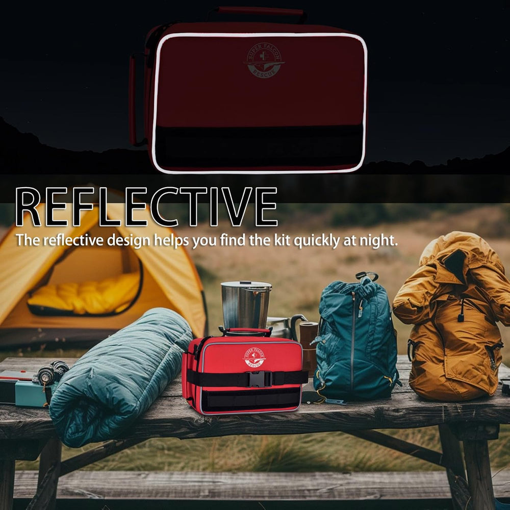 418-Piece First Aid Kit for Home, Travel, Camping, Hiking & Outdoor Emerg...