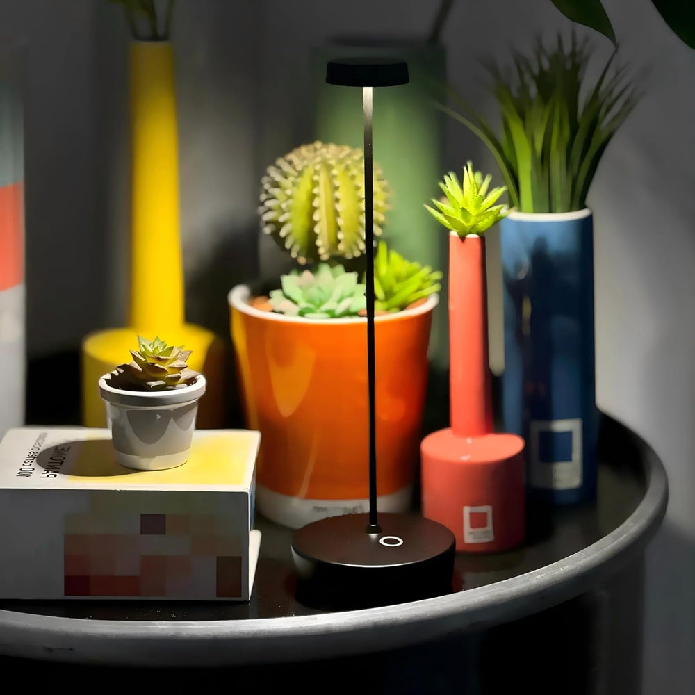 LED Cordless Table Lamp Rechargeable,Battery Powered Outdoor Lights