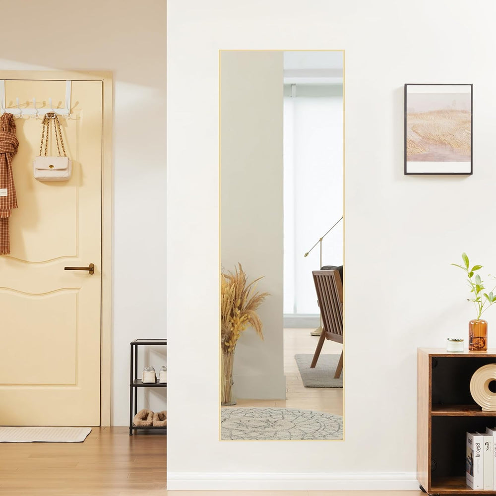 DUMOS Gold Full Length Mirror 59"x16.5" Full Body Floor Mirror for ...