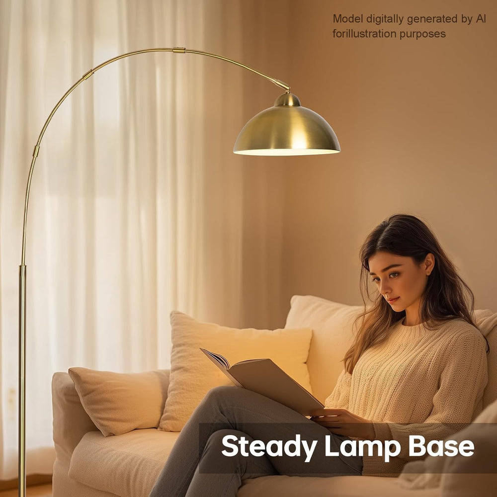 EOEYYOYB Floor Lamp with 3 Light Modes Adjustable– Modern Arc Standing Tall L...