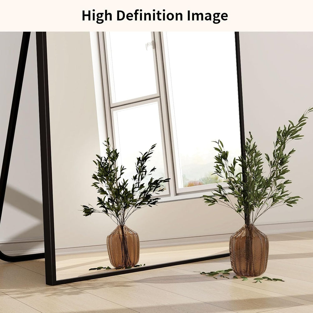 Easly 34"x76" Full Length Mirror with Stand, Large Rectangular Floo...
