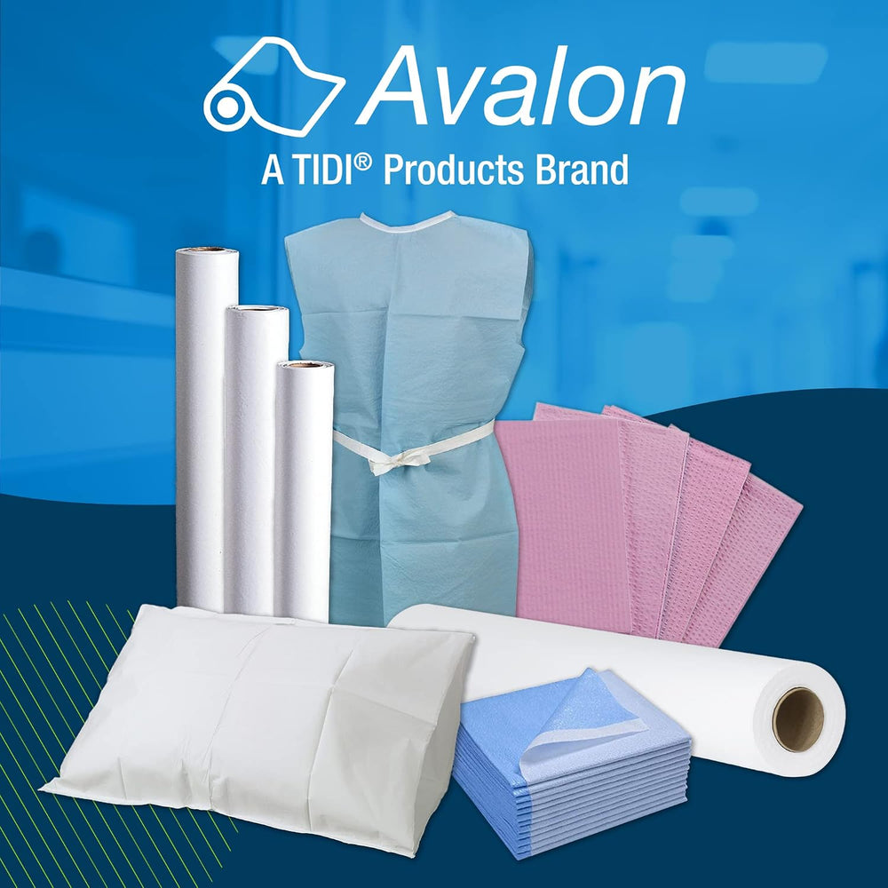 TIDI 513 Avalon Exam Table Paper, Smooth, 18 in x 225 ft, 12 Count