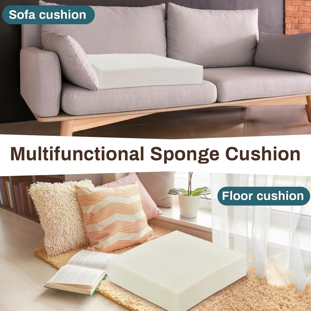 Frienda 3 Pack 4" x 20" x 20" Upholstery High Density Foam Cus...