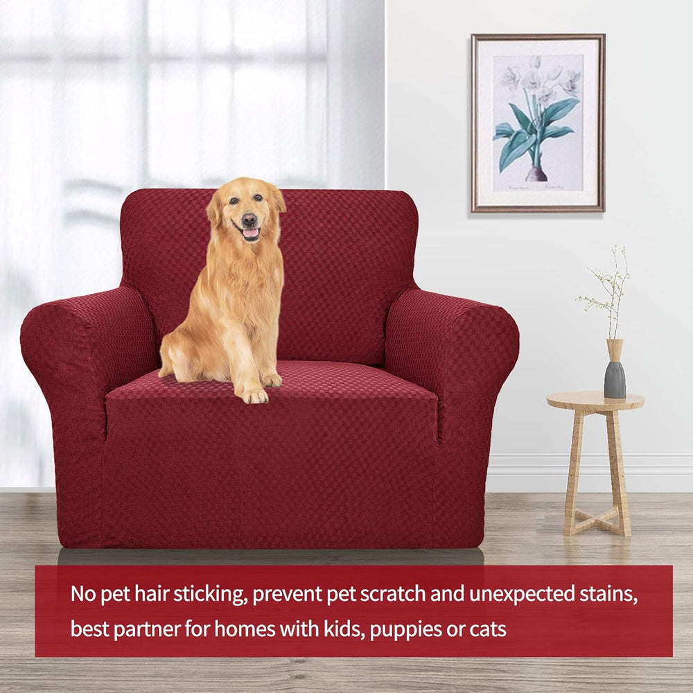 YEMYHOM Couch Cover Latest Jacquard Design High Stretch Sofa Chair Covers for...