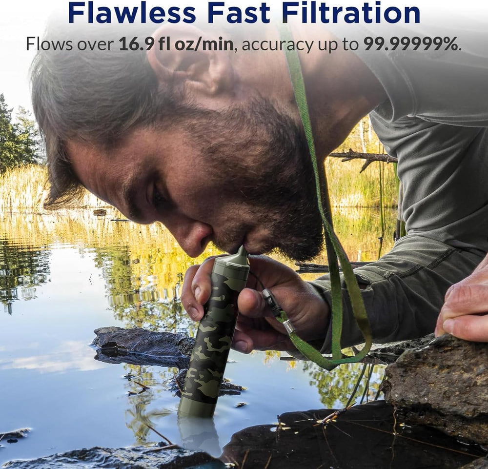 Membrane Solutions Personal Water Filter Straw S1