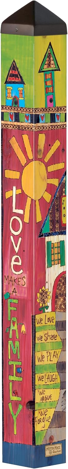 Studio M Art Pole, PVC Weather Resistant Pole with Vinyl Bowl 40 inches Tall ...