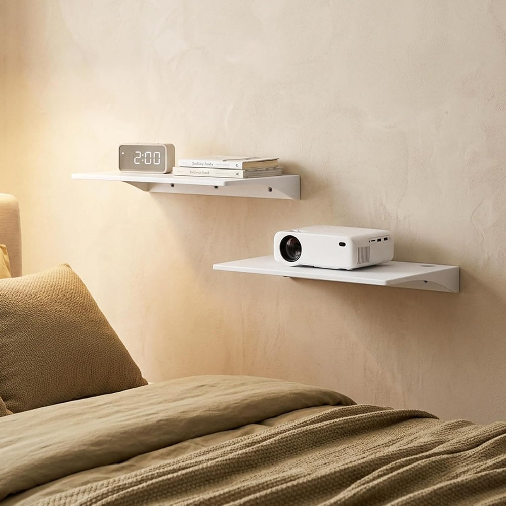 Projector Wall Mount Shelves, Floating TV Shelf, 2 Pack