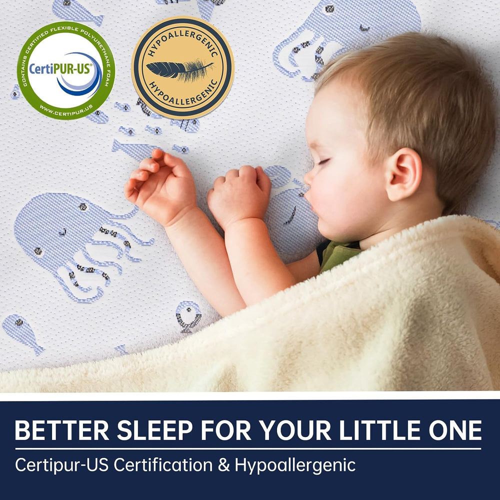Pack and Play Mattress,38"x26" Dual Sided Premium Memory Foam