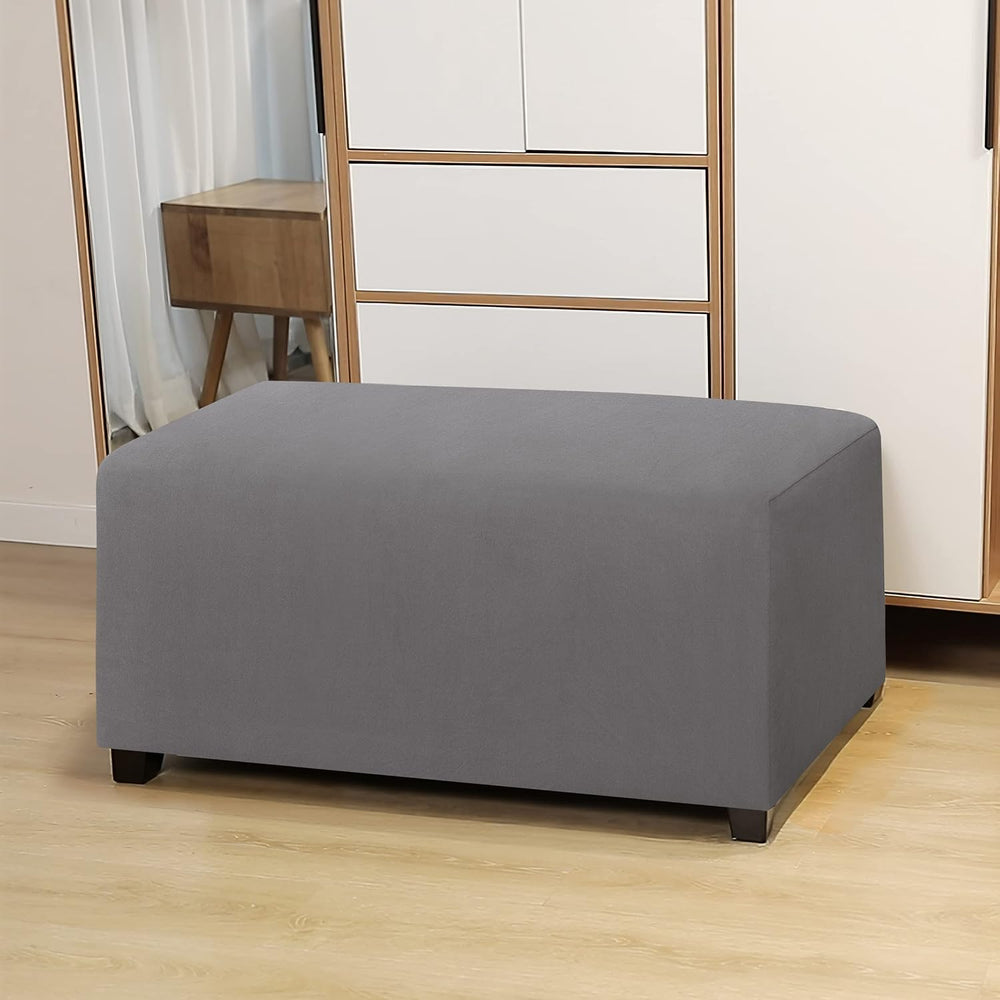 Easy-Going Waterproof Stretch X-Large Rectangle Ottoman Cover Footstool