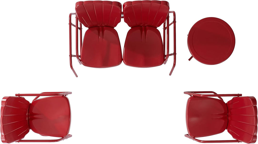 Crosley Furniture Ridgeland 4-Piece Loveseat Glider Set