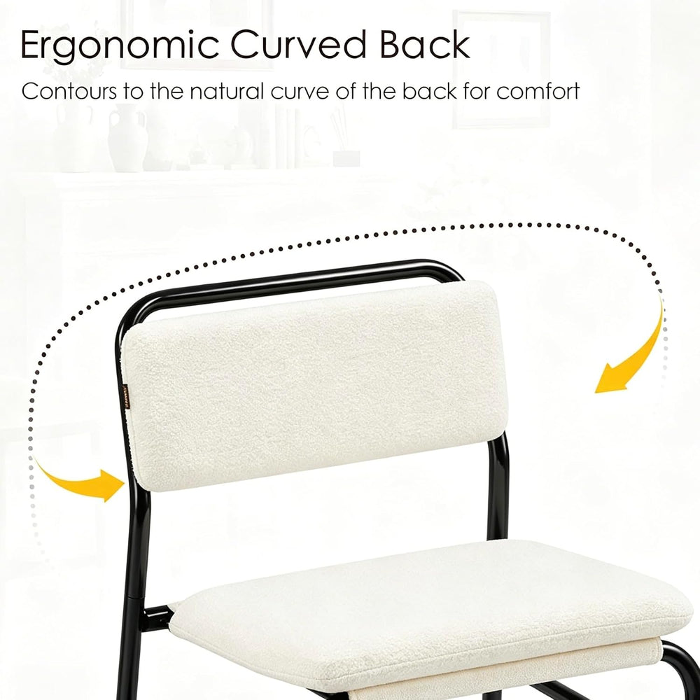 Furniliving Bar Stools Set of 2, 26" H Counter Height Bar Stools with Fu...