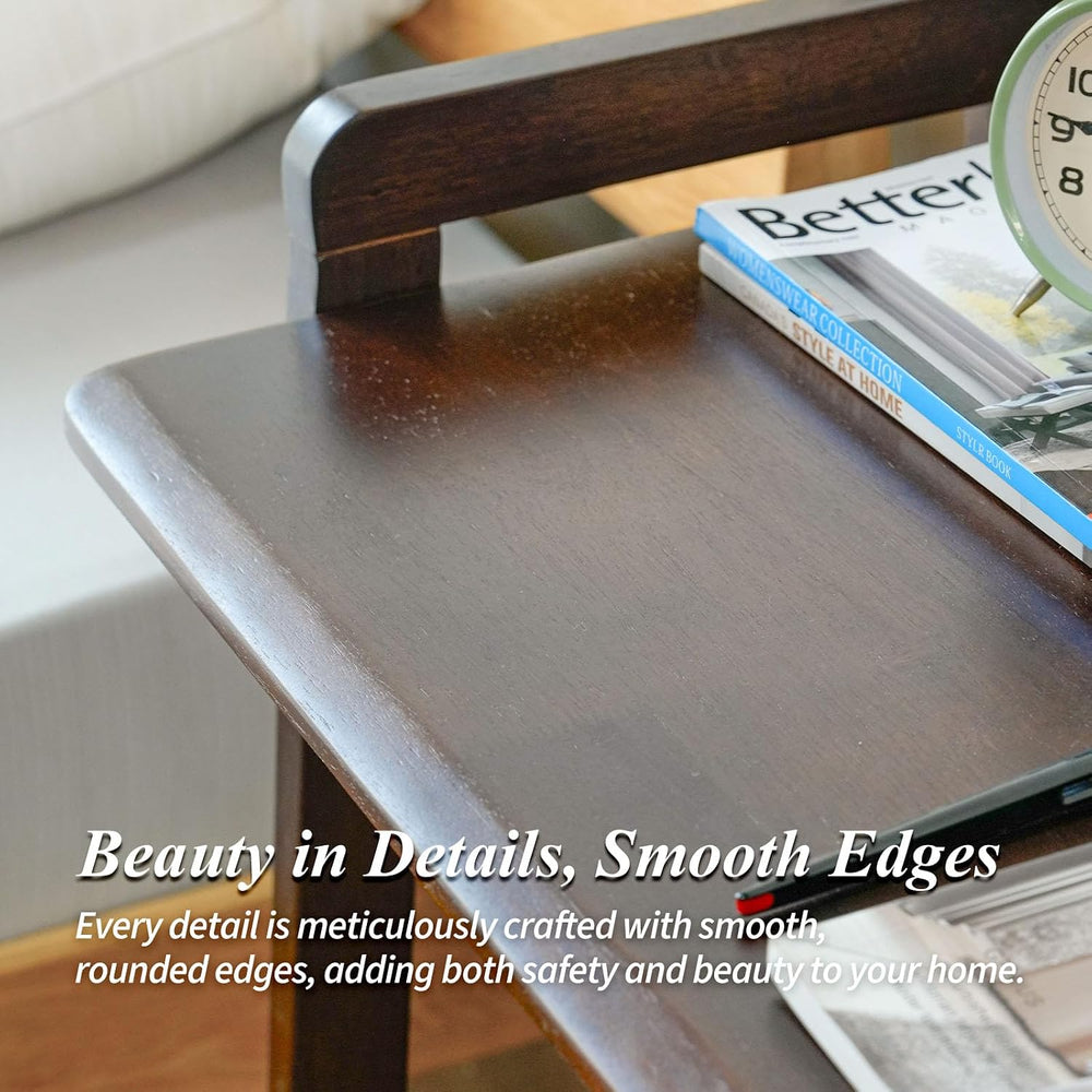 Computer Desk, Foldable Desk, Home Office Desks, Solid Wood Writing Desk, Mid...
