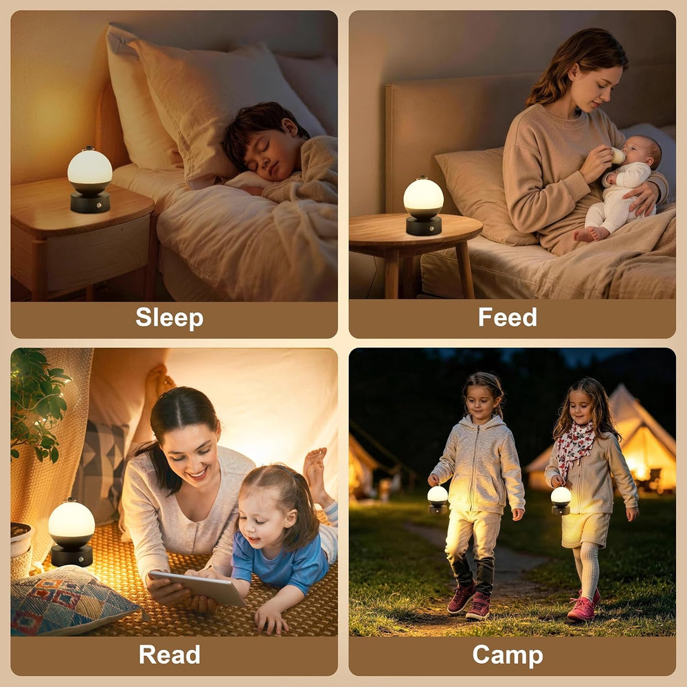 65'' Floor Lamp with Portable Nightlight, Standing Lamp with USB C+A ...