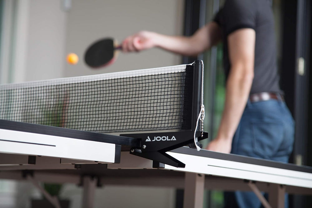 JOOLA Rally TL Professional MDF Indoor Ping Pong Table w/Quick Clamp Table Te...