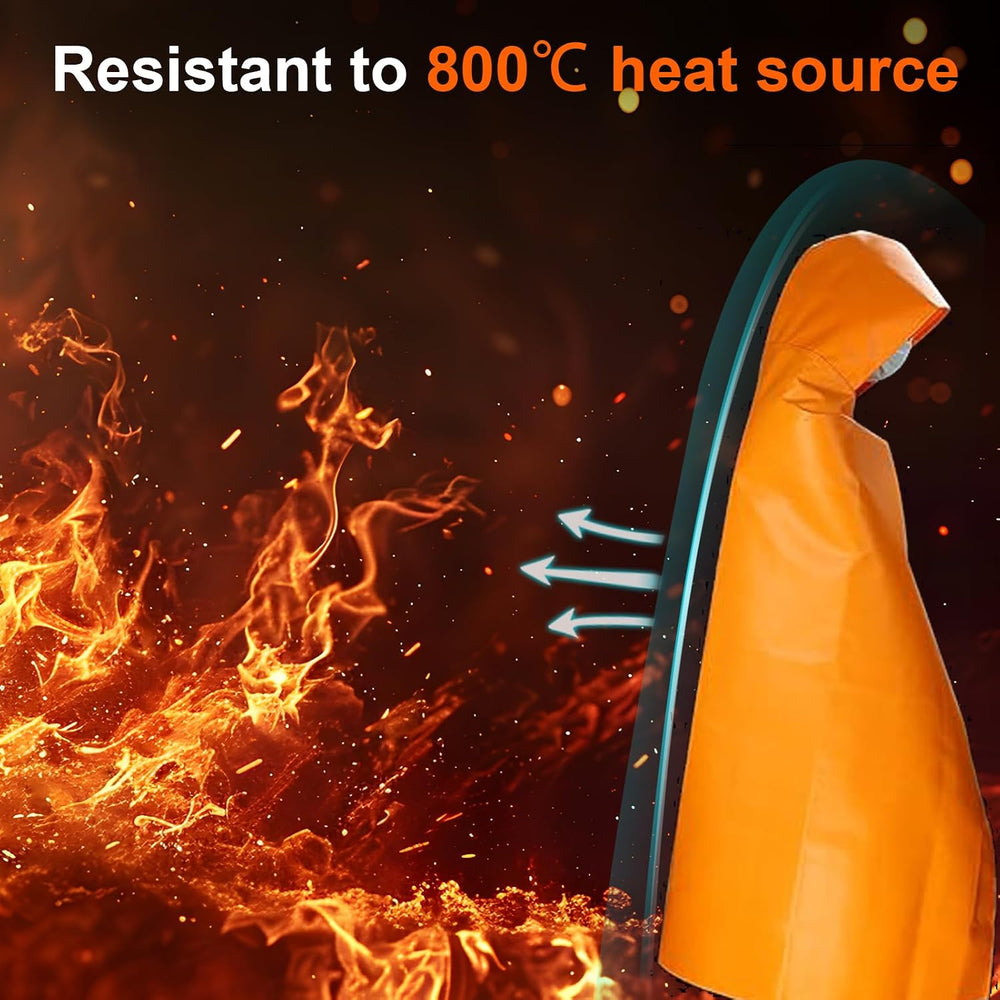 Fire Escape Cloak, Extra Big, Emergency Used as A Fire Blanket, for Home