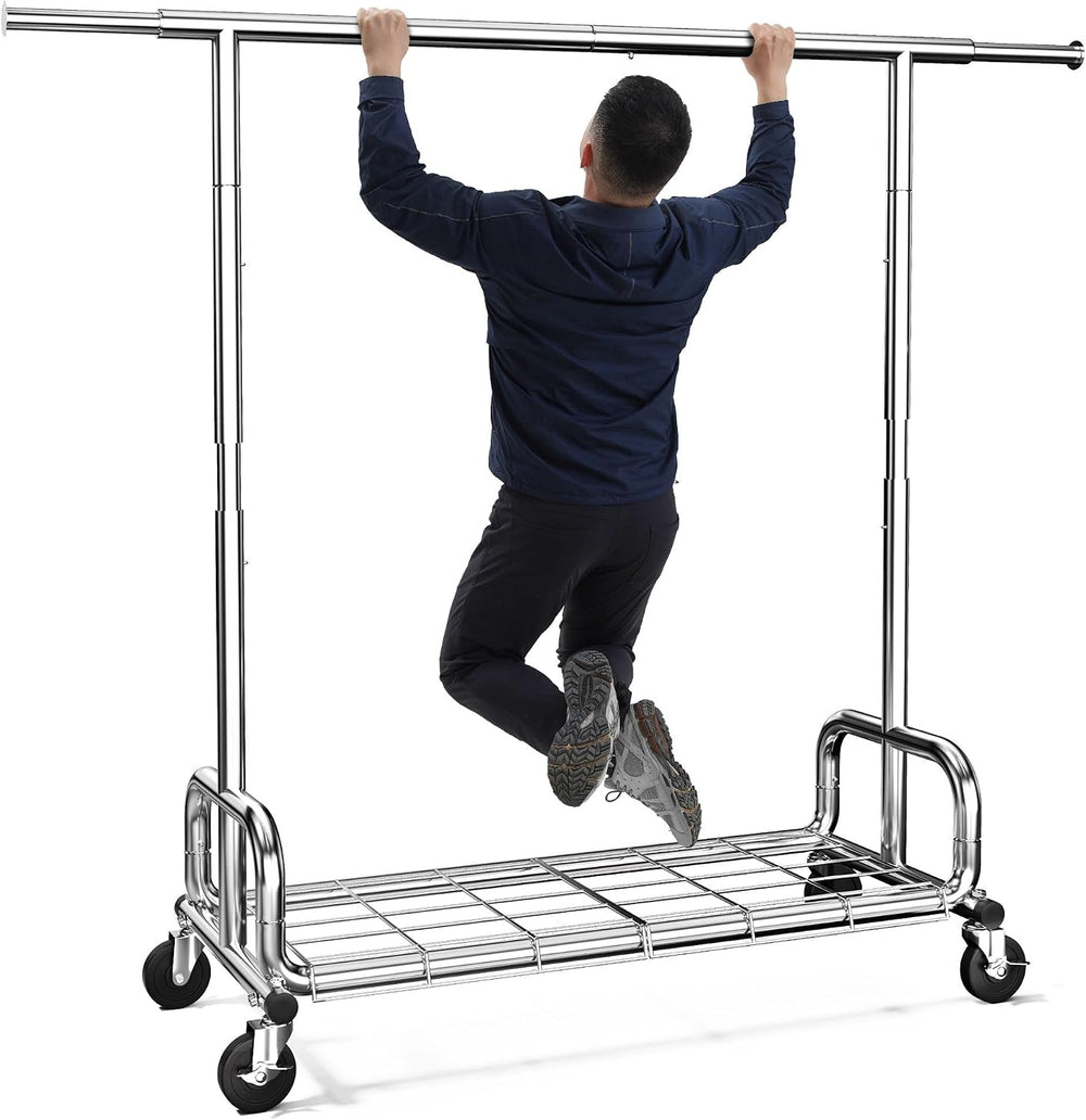 HOKEEPER Clothing Racks Heavy Duty Clothes Rack Adjustable Garment Rack