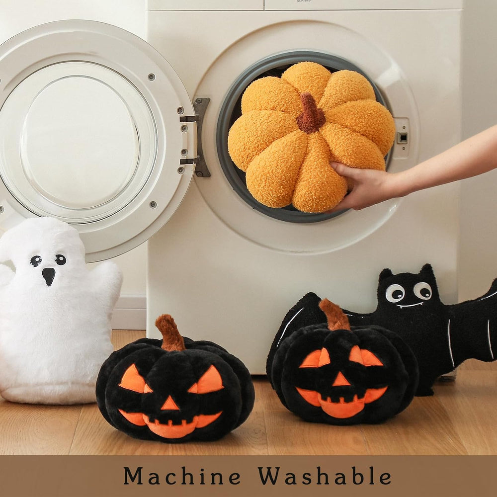 YRXRUS Ghost Pillows, Halloween Ghost Shaped Throw Pillows Set of 2, Boo Pill...