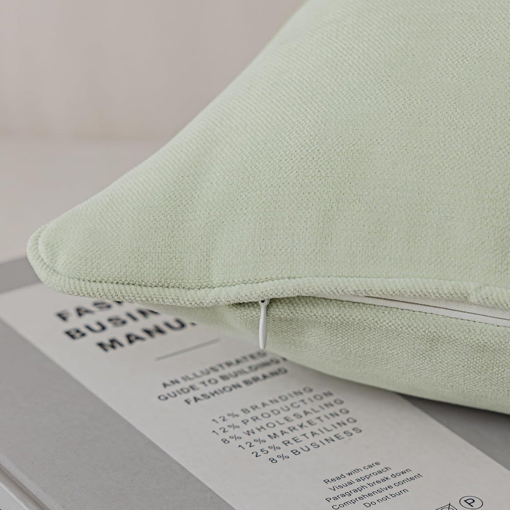 VisionaryHomeDesign Throw Pillow Case, Mint Green, 18 x 18 inches