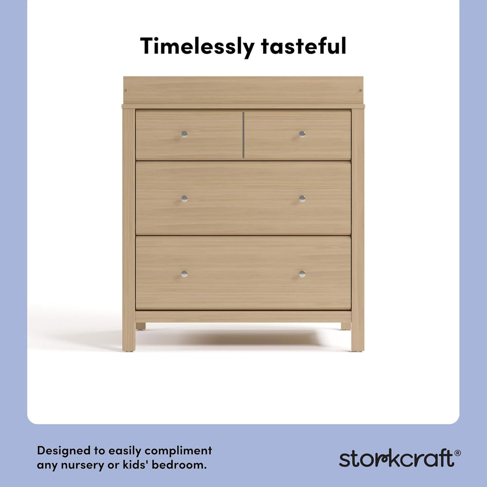 Storkcraft Horizon 3 Drawer Chest with Removable Changing Topper, Driftwood