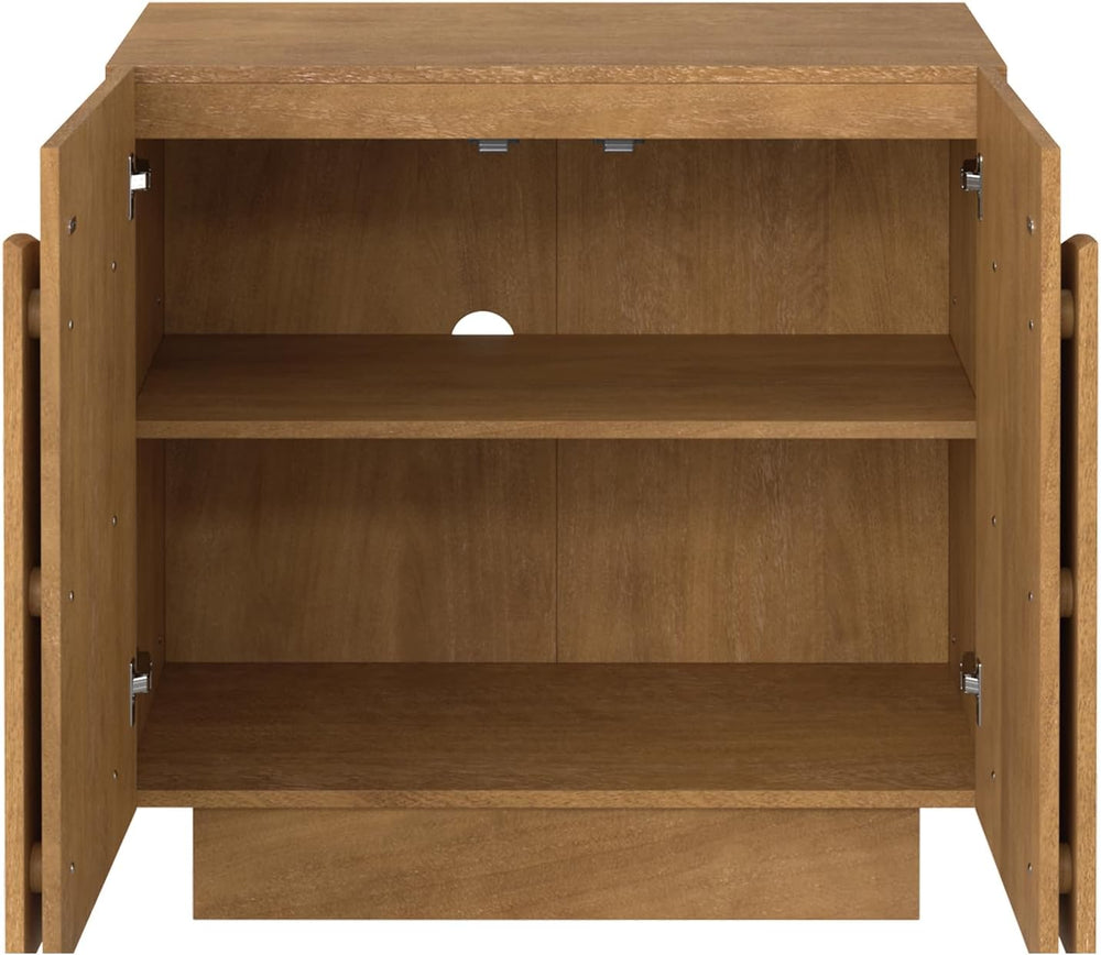 Nathan James Iris Mid-Century Modern Buffet Sideboard Wood Accent Cabinet Cre...