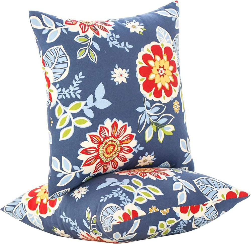 JMGBird Outdoor Accent Pillows Outdoor Pillow Covers 18x18 Waterproof