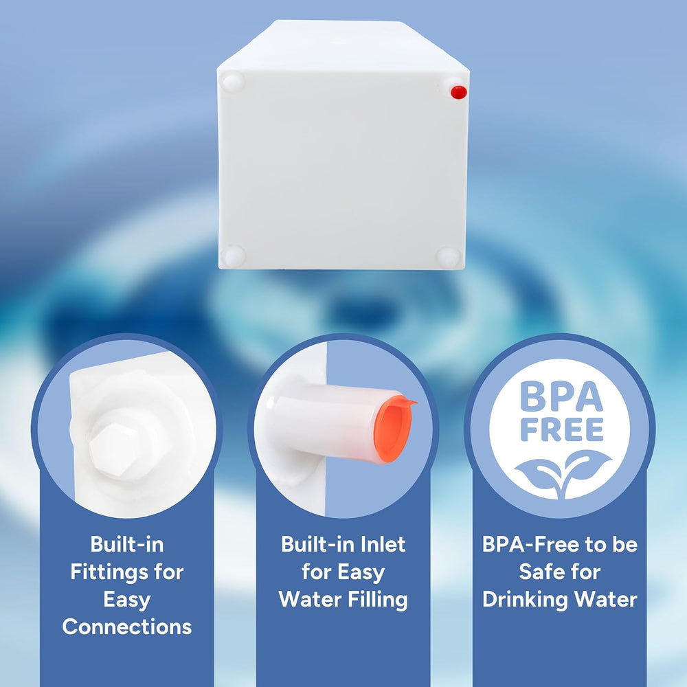 RecPro 21 Gallon RV Fresh Water Tank, Made in USA