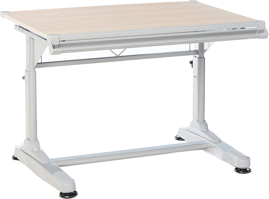stand up desk store adjustable height and angle showing dimensions