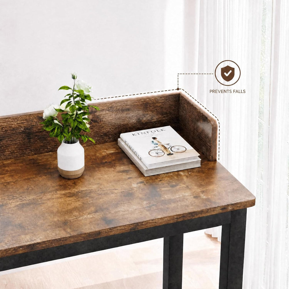 Clevich Overbed Table with Wheels, 16" D x 71" W x 41" H Mobil...