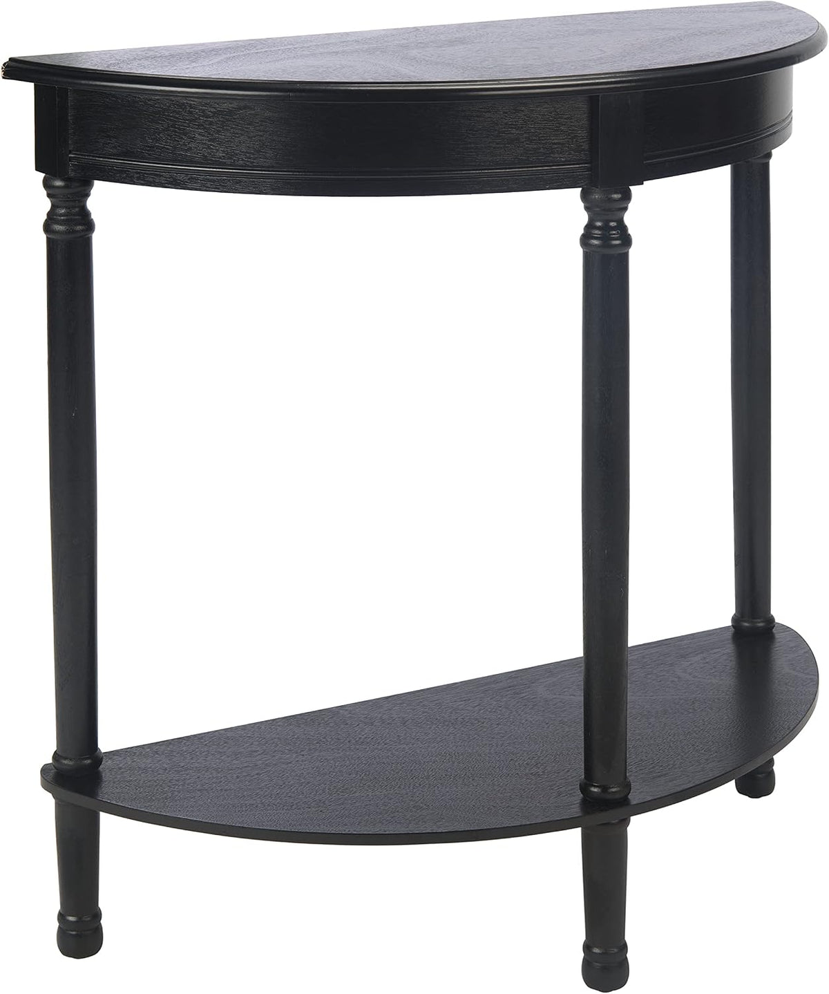 SAFAVIEH Tinsley Wood Console Entryway Table, 28" Black CNS5723B
