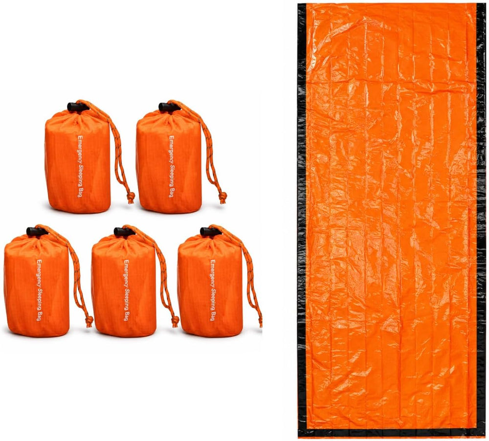NovaMedic Emergency Sleeping Bag – 84"x36" Thermal Mylar Survival B...