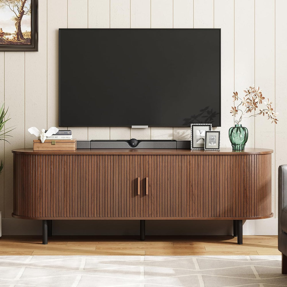 ONBRILL 63" TV Stand with Power Outlet & Storage for TVs up to 70&qu...