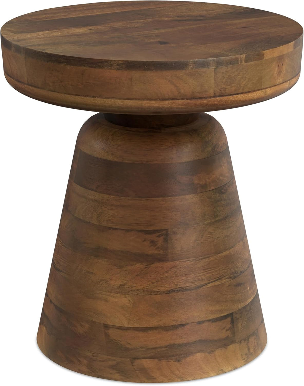 SIMPLIHOME Robbie 16" Wide Solid Wood Rectangular End Table in Walnut Brown