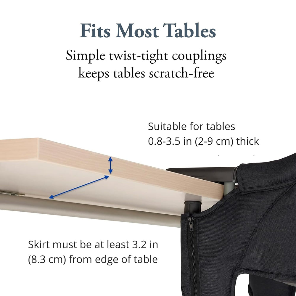 Inglesina Fast Table Chair (Pine Green Melange) + Fast Dining Tray