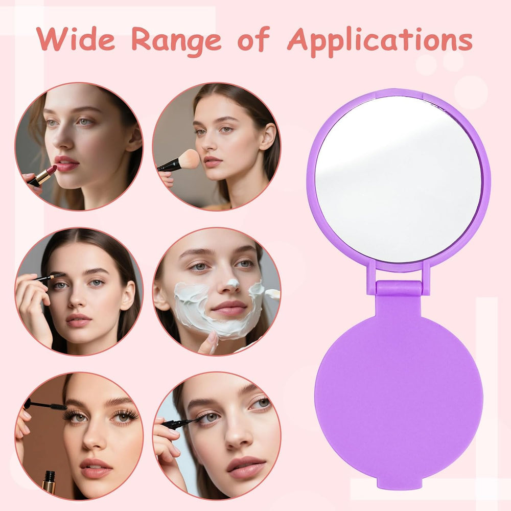 Compact Mirror Bulk, 6 Colors Pocket Mirror Bulk (120-PACK)