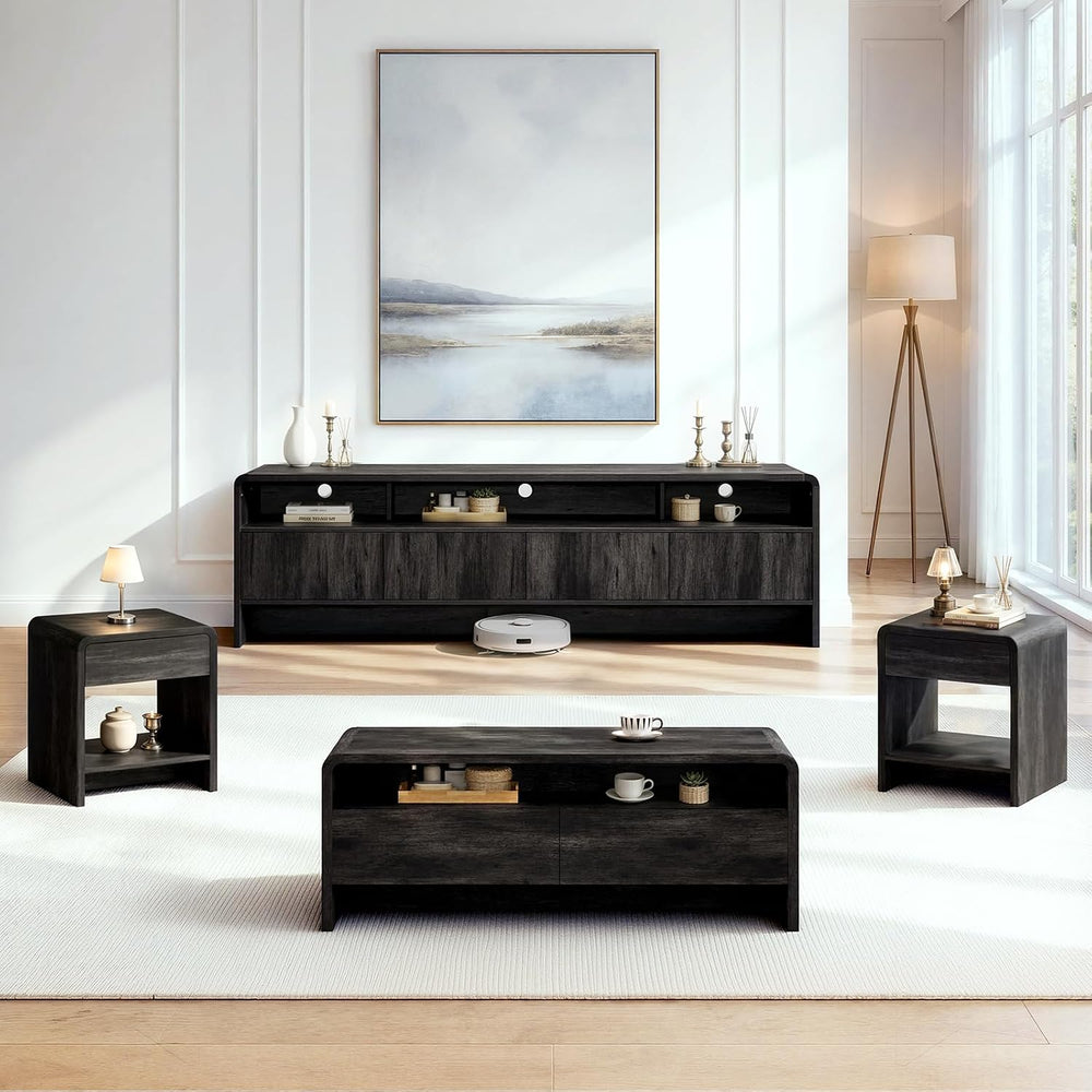 AMERLIFE 4-Piece Living Room Furniture Set, 70" TV Stand for TVs up to 8...